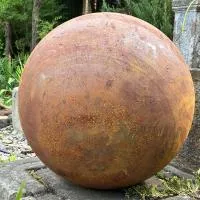 Стальная сфера — 3D КОРТЕН (518913) ∅ 1500 мм. Гагарин