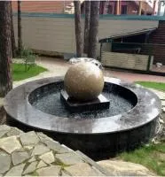 Сфера гранит фонтан 3D шар (518901) ∅ 750 мм. Гагарин