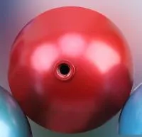 Ёлочный шар красный (518840) ∅ 500 мм. Гагарин