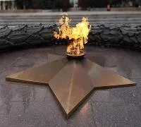 Звезда вечного огня листовая бронза чугун в Гагарине (518589)