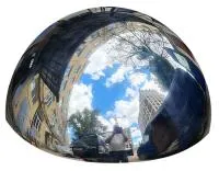 Полусфера полированная металлическая (207265) монтаж промоборудование ø 1000 мм.  в Гагарине