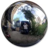 Шар ø 1000 мм. полый полированный (517577) монтаж - сфера арт-объект пустотелая  в Гагарине