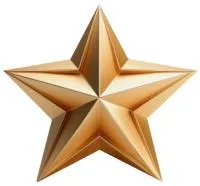 Звезда из латуни элемент декора на памятник в Гагарине (518509)
