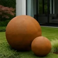 Кортен 2 шара - композиция (518935) ∅ 0,75 и 1,5 м. Гагарин