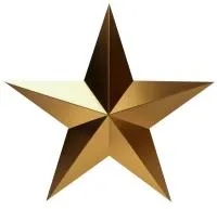 Звезда СССР накладка на стелу листовая бронза в Гагарине (518487)
