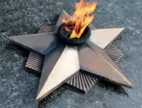 Вечный огонь СССР литая бронза патина в Гагарине (518554)
