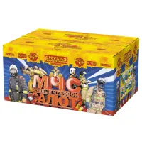 Салют МЧС: Мощный чумовой салют РС7455 купить от производителя Русская Пиротехника — Гагарин