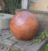 Сфера 3D парк КОРТЕН сталь (518912) ∅ 500 мм. Гагарин