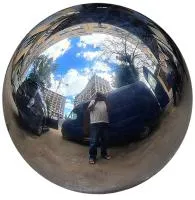 Шар ø 1150 мм. полый полированный (517595) монтаж - сфера арт-объект пустотелая  в Гагарине