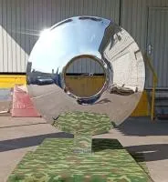 Линза арт декор (519061) ∅ 2000 сталь AISI304 Гагарин 